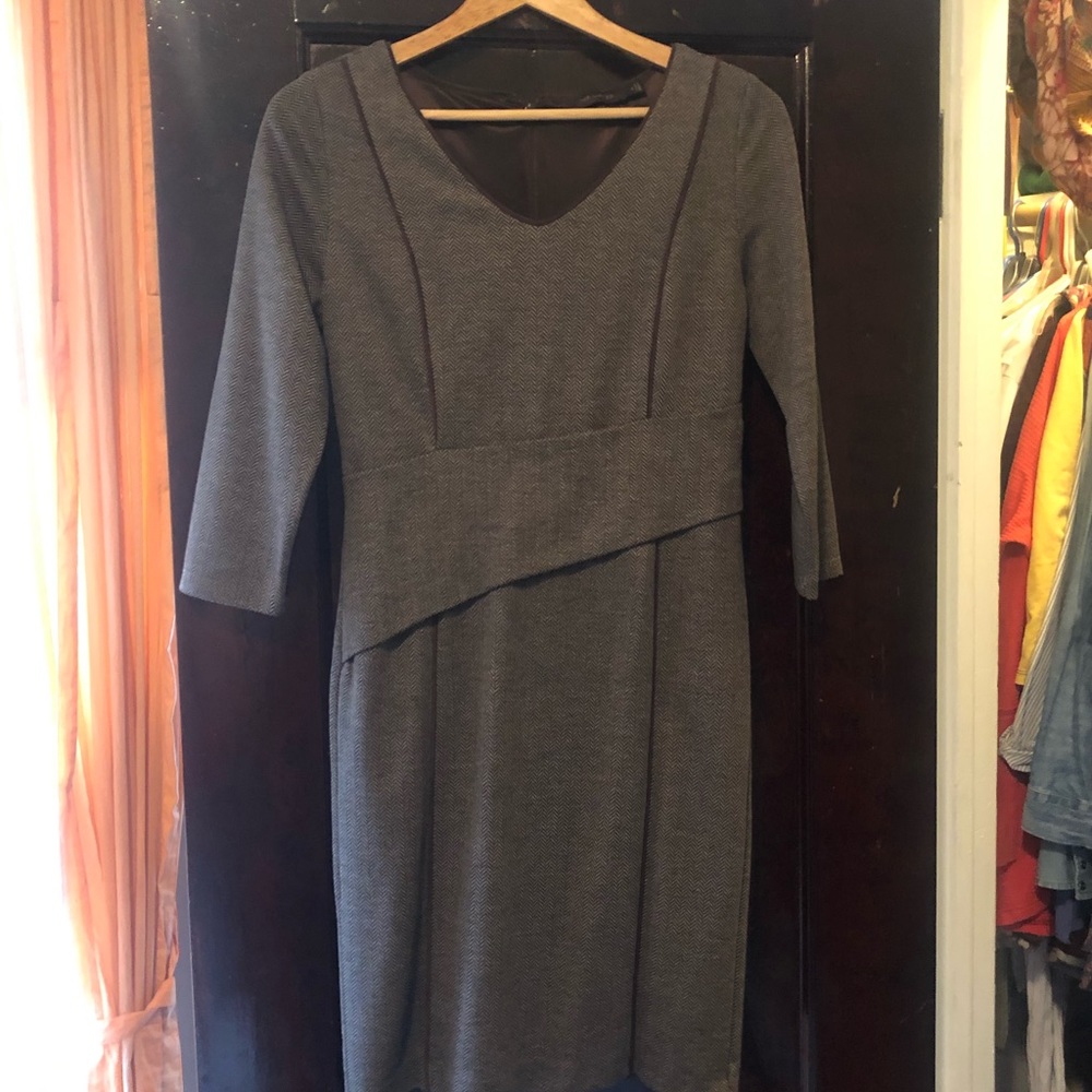 Tweed 3/4 Sleeve Dress